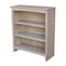 International Concepts Shaker Bookcase, 36"H, Washed Gray Taupe SH09-3223A - alternate 1